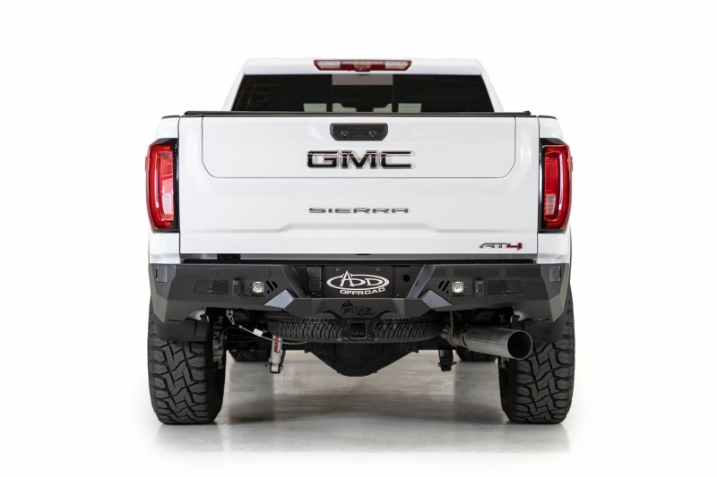 Chevrolet Silverado 2500 Bumper - Rear - Addictive Desert Designs - Bomber HD - Hammer Black - `20-`27